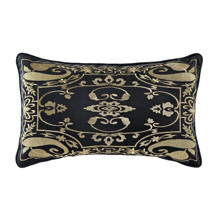 Cojin Arabe DKD Home Decor Negro 10 x 30 x 50 cm Cojin Arabe DKD Home Decor Negro 10 x 30 x 50 cm