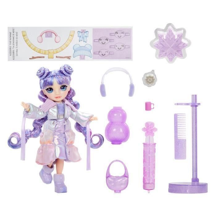 Muñeca rainbow high winter wonderland morada 22 cm. listas para la nieve! incluye un kit para hacer tu propio muñeco de nieve. 5 Muñeca rainbow high winter wonderland morada 22 cm. listas para la nieve! incluye un kit para hacer tu propio muñeco de nieve. 5