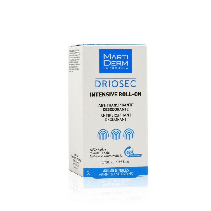 Martiderm Driosec Intensive Roll-On Antiperspirante Antitranspirante para Sudoración Excesiva 70ml 2
