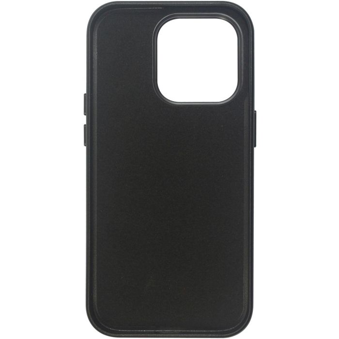 eSTUFF Funda INFINITE MILAN para iPhone 16 Plus Negra con 87% material reciclado y cuero PU de cáscara de manzana 7