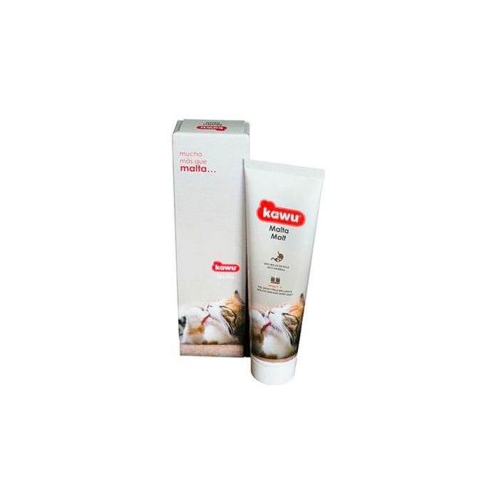 Calier Kawu Malta 100 gr - Complemento nutricional para gatos, previene bolas de pelo