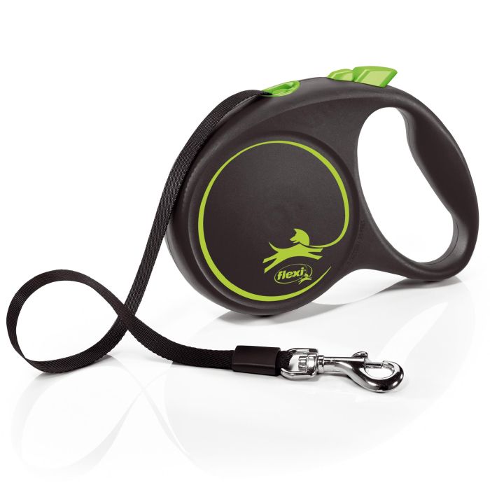 Correa Flexi Black Design L Cinta 5M Verde Correa Flexi Black Design L Cinta 5M Verde