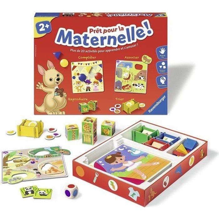 Ravensburger Juego Educativo ¡Listo para el Jardín de Infantes! Preparación Preescolar 2+ Años con Tableros, Fichas y Memory Ravensburger Juego Educativo ¡Listo para el Jardín de Infantes! Preparación Preescolar 2+ Años con Tableros, Fichas y Memory