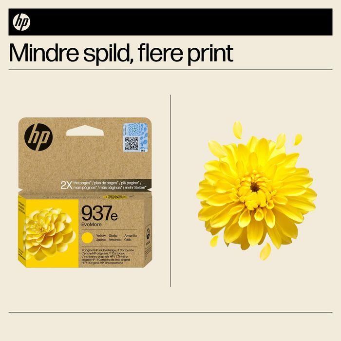 HP 937e EvoMore Yellow Original Ink Cartridge 2 HP 937e EvoMore Yellow Original Ink Cartridge 2