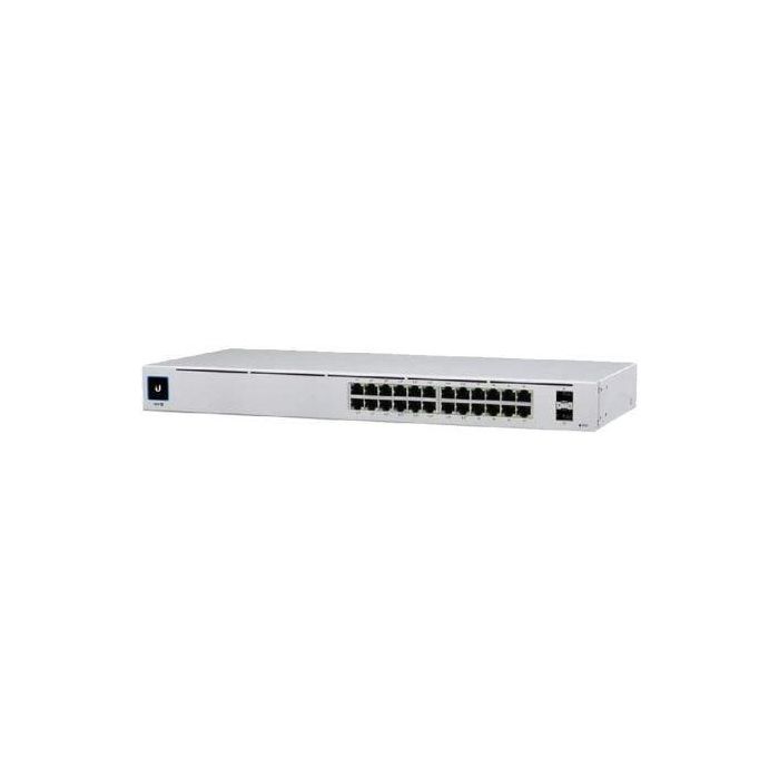 Ubiquiti UniFi Switch Gestionado L2/L3 24 Puertos Gigabit Ethernet PoE 52 Gbit/s 1U Montaje en Rack Plata