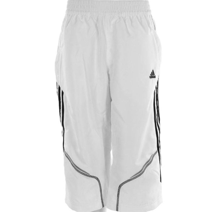 Pantalón Deportivo Infantil Adidas 3/4 Blanco 2
