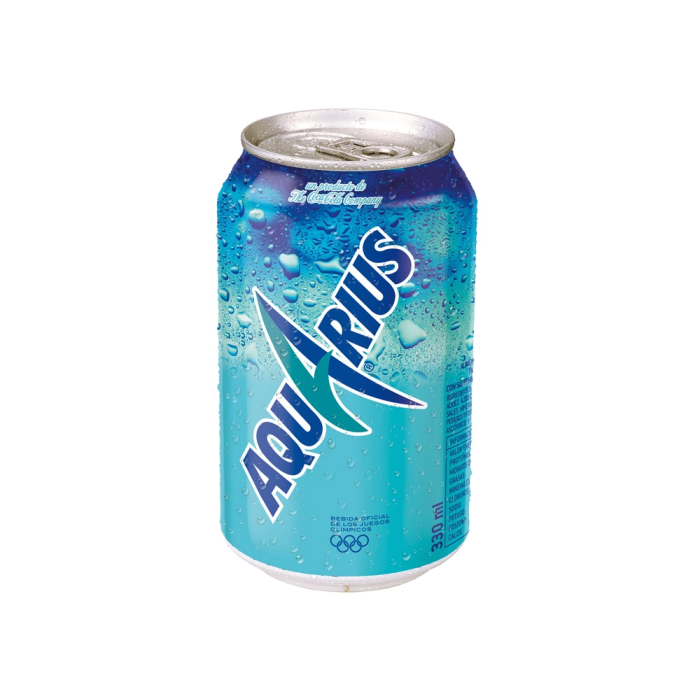 Aquarius Bebida Isotónica Limón Lata 330 ml