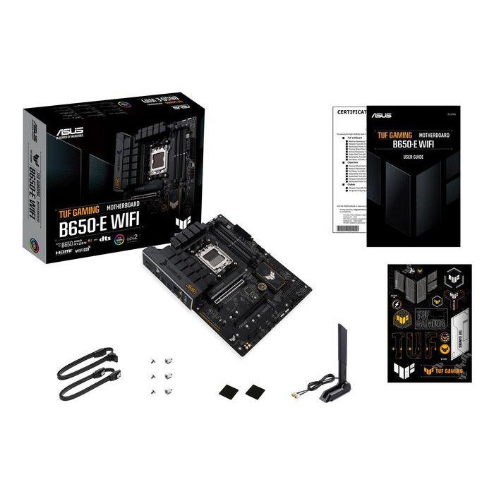 ASUS TUF GAMING B650-E WiFi Placa Base PC ATX AMD B650 Zócalo AM5 DDR5 192GB Wi-Fi 6E 2.5G Ethernet M.2 SATA 7.1 11 ASUS TUF GAMING B650-E WiFi Placa Base PC ATX AMD B650 Zócalo AM5 DDR5 192GB Wi-Fi 6E 2.5G Ethernet M.2 SATA 7.1 11