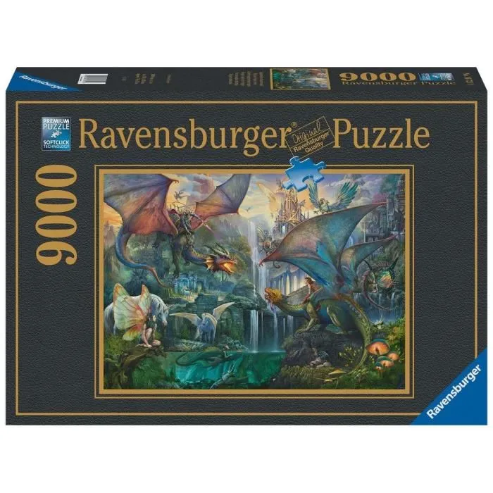 Ravensburger Rompecabezas 9000 Piezas El Bosque Mágico de los Dragones