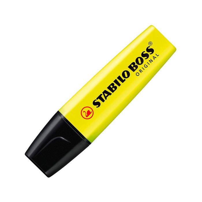 Stabilo Marcador Fluorescente Boss Original Amarillo Blíster 4 Ud 1