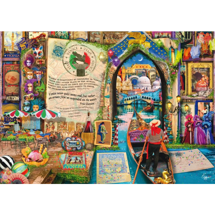 Schmidt Spiele Puzzle Recuerdos de Venecia 1000 Piezas A partir de 12 Años AABRK22645