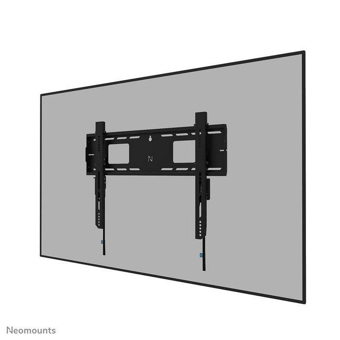 Neomounts WL30-750BL16 Soporte de Pared Fijo Reforzado para Pantallas 42-86" (125kg), Bloqueable, VESA 100x100-600x400mm, Negro