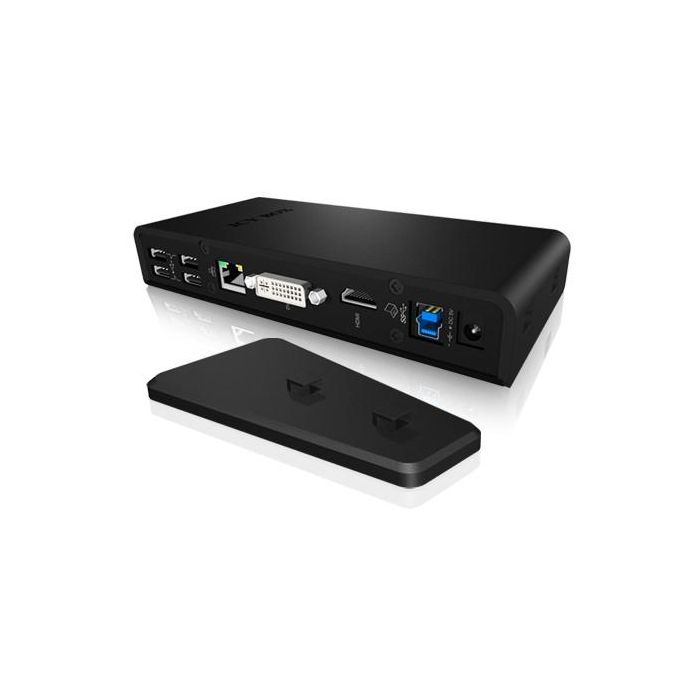 ICY BOX IB-DK2241AC Docking Station USB 3.0 11-en-1 con HDMI/DVI, Ethernet Gigabit y 2K para Doble Monitor 6