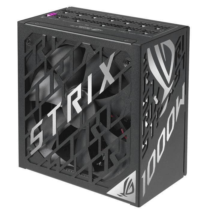 Asus ROG Strix 1000W Platinum, Fuente de Alimentación ATX 3.1, PCIe 5.0, 80 PLUS Platinum, GaN, 0dB, 10 Años Garantía 7