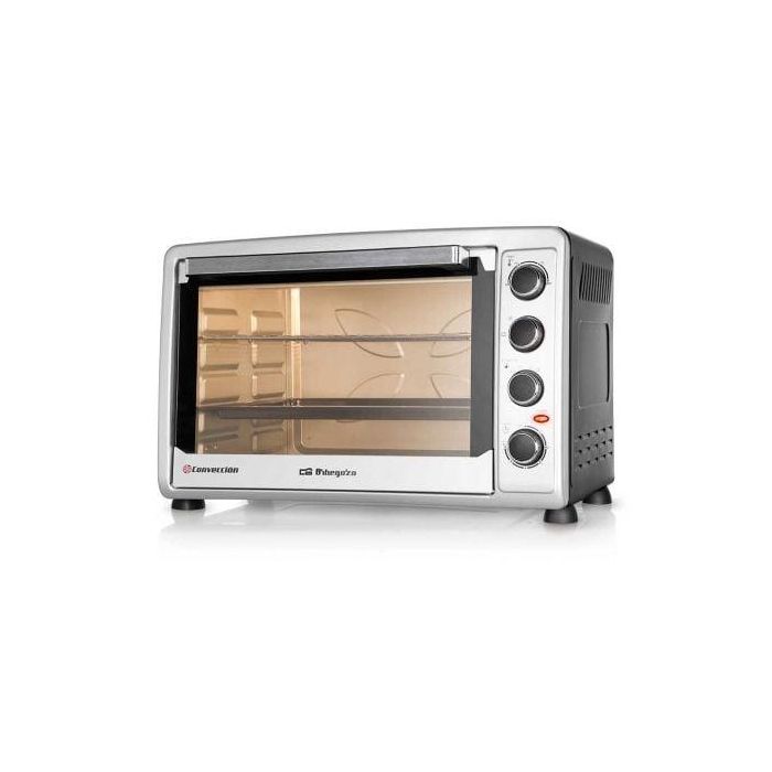HORNO DE SOBREMESA ORBEGOZO HOT 600 - 2200W - CAPACIDAD 60L - CONVECCION - 4 RESISTENCIAS ACERO INOX - BANDEJA + REJILLA + GANCHO 0 HORNO DE SOBREMESA ORBEGOZO HOT 600 - 2200W - CAPACIDAD 60L - CONVECCION - 4 RESISTENCIAS ACERO INOX - BANDEJA + REJILLA + GANCHO 0