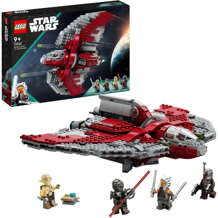 LEGO Star Wars Lanzadera Jedi T-6 de Ahsoka Tano 75362 Juego de Construcción para Niños 9+ Años, 601 Piezas 9