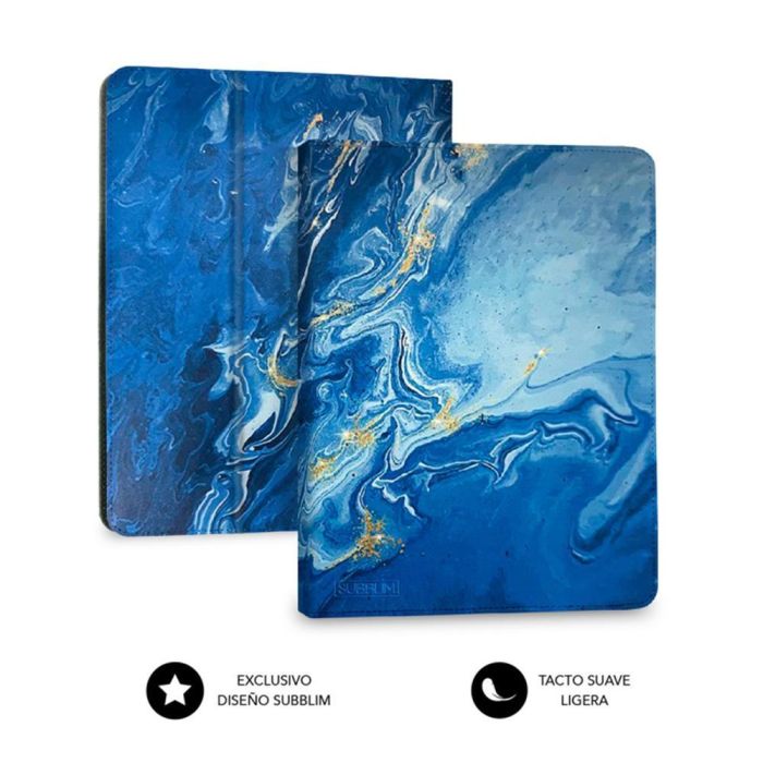 Funda con Teclado Subblim Keytab Pro Bluetooth para Tablets de 9"-11"/ Marmol Azul 1 Funda con Teclado Subblim Keytab Pro Bluetooth para Tablets de 9"-11"/ Marmol Azul 1