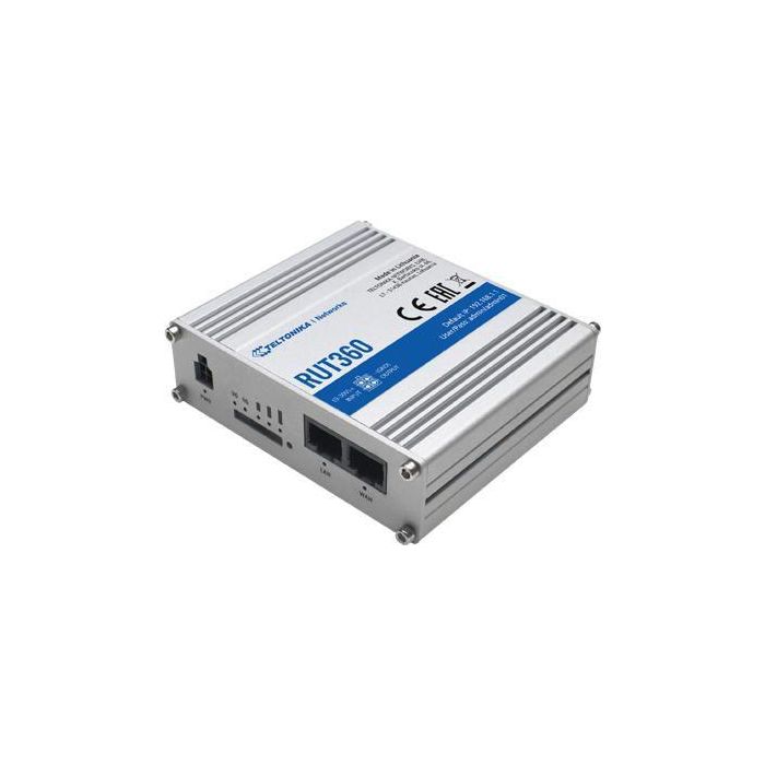 Teltonika Networks RUT360 (EU) LTE CAT6 INDUSTRIAL CELLULAR ROUTER Teltonika Networks RUT360 (EU) LTE CAT6 INDUSTRIAL CELLULAR ROUTER