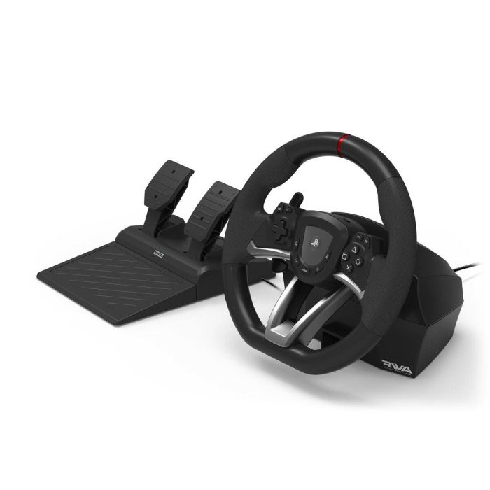 Hori Racing Wheel APEX P5 Volante y Pedales de Carreras Licencia Oficial Sony para PC, PS4, PS5, 280mm, Rotación 270°, Vibración TouchSense 21 Hori Racing Wheel APEX P5 Volante y Pedales de Carreras Licencia Oficial Sony para PC, PS4, PS5, 280mm, Rotación 270°, Vibración TouchSense 21