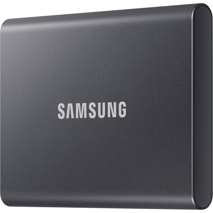 Samsung Portable SSD T7 2TB USB 3.2 Gen2 Tipo C Gris Titanio - NVMe, Lectura 1050MB/s, Escritura 1000MB/s, Aluminio 4