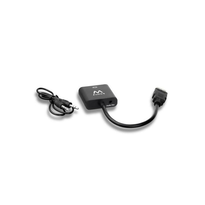 Ewent EW9864 Adaptador Convertidor de Video HDMI a VGA con Audio 3.5mm HDMI Macho a VGA Hembra 0.2 m Full HD 1920x1200 Negro 3 Ewent EW9864 Adaptador Convertidor de Video HDMI a VGA con Audio 3.5mm HDMI Macho a VGA Hembra 0.2 m Full HD 1920x1200 Negro 3