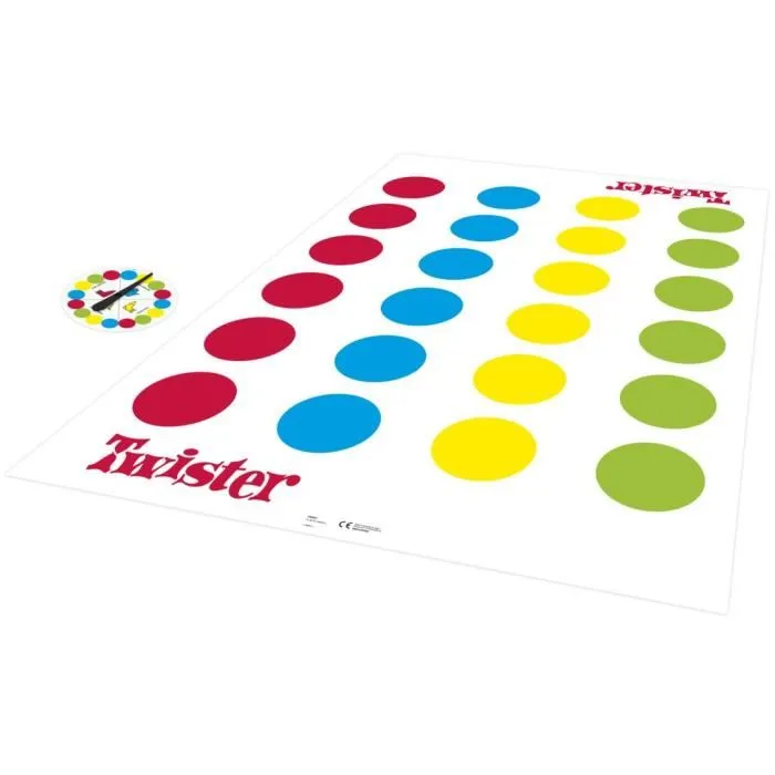 Hasbro Gaming Twister 98831 Juego de Equilibrio Idioma Francés 2