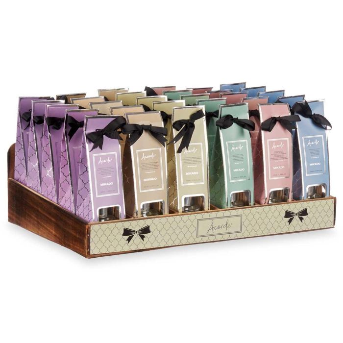 Mikado 50 ml 6 Fragancias Surtido Acorde - Vidrio, Madera, Varios Colores (30 Unidades) 2 Mikado 50 ml 6 Fragancias Surtido Acorde - Vidrio, Madera, Varios Colores (30 Unidades) 2