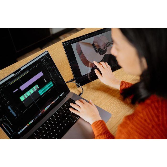 Verbatim PMT-17-4K Monitor Portátil Táctil 17.3" 4K Ultra HD IPS 10 Puntos HDR USB-C HDMI Carcasa Aluminio Negro 1