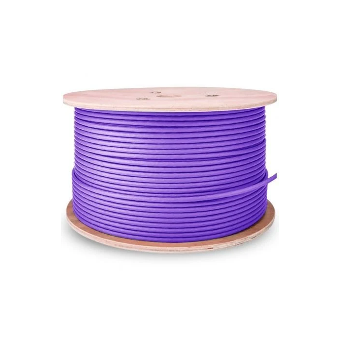 AISENS - CABLE DE RED RJ45 LSZH CAT.6 UTP RIGIDO AWG23 CCA (ALEACION), VIOLETA, 305M