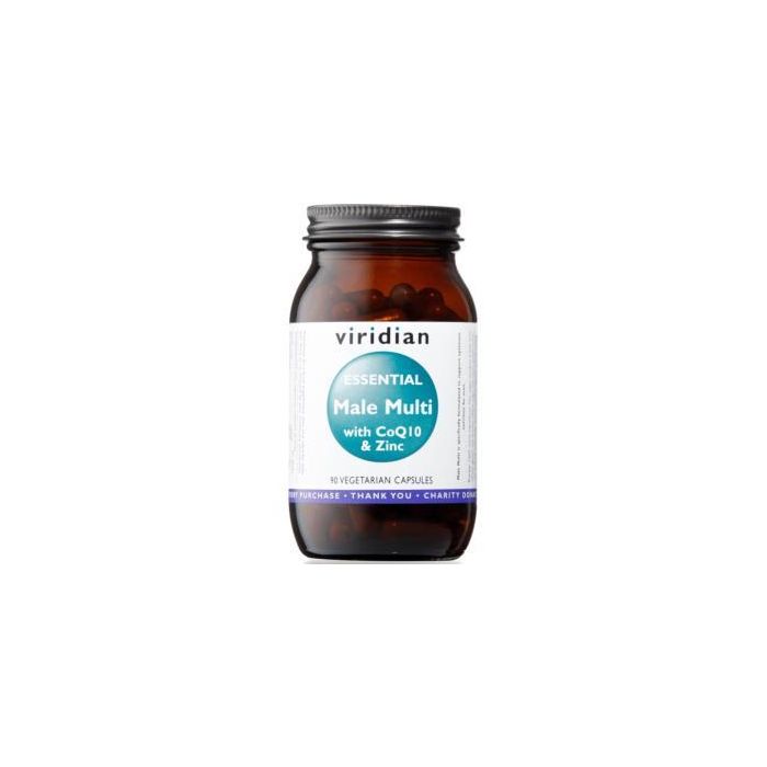 VIRIDIAN Fertility Para Hombre 60 Cápsulas Veganas - Suplemento con Zinc para Espermatogénesis