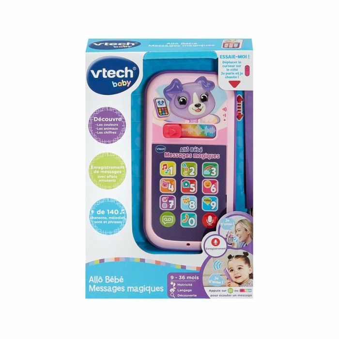 Vtech Baby VTE3417766209559 Hola Bebé Mensajes Mágicos Rosa 2