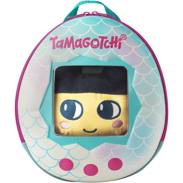 Bandai Mochila Tamagotchi Mametchi - Peluche para llevar y cuidar tu mascota con 3 transformaciones