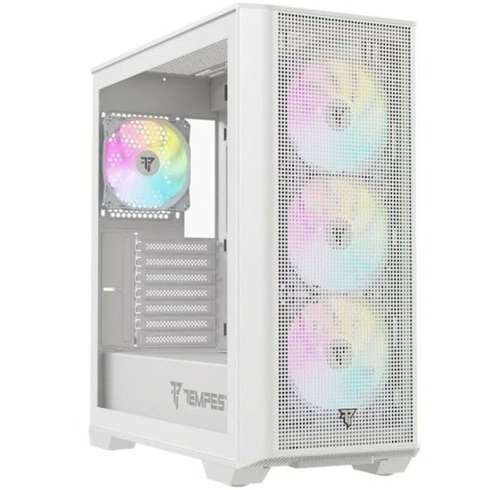 Caja Semitorre ATX Tempest Stockade ARGB Blanco 7