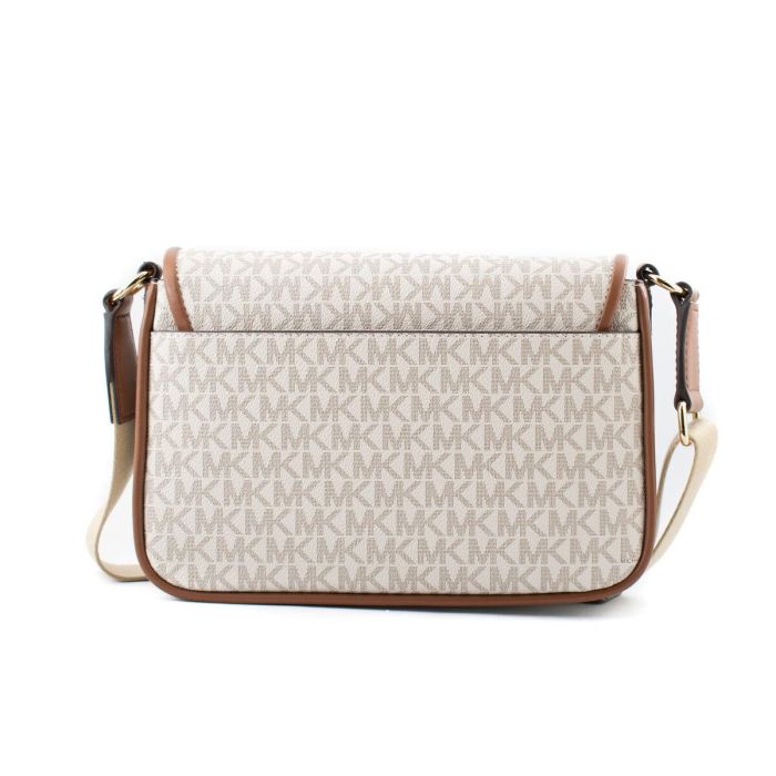 Bolso Bandolera Michael Kors Bradshaw Beige 24 x 17 x 10 cm 2