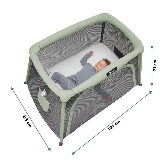 Cuna de viaje Babymoov Moov and Comfy 3 en 1 - Desde el nacimiento hasta los 4 años - Cuna grande Cama supletoria y zona de juegos 5 Cuna de viaje Babymoov Moov and Comfy 3 en 1 - Desde el nacimiento hasta los 4 años - Cuna grande Cama supletoria y zona de juegos 5