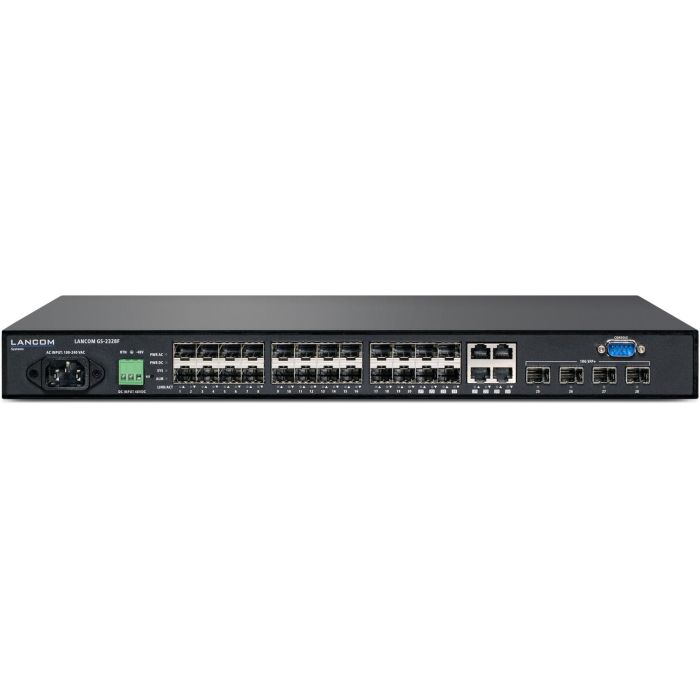 LANCOM GS-2328F Switch Gestionado L3 20 Puertos Gigabit Ethernet SFP 4 Puertos SFP+ 10 Gbit/s Montaje en Rack