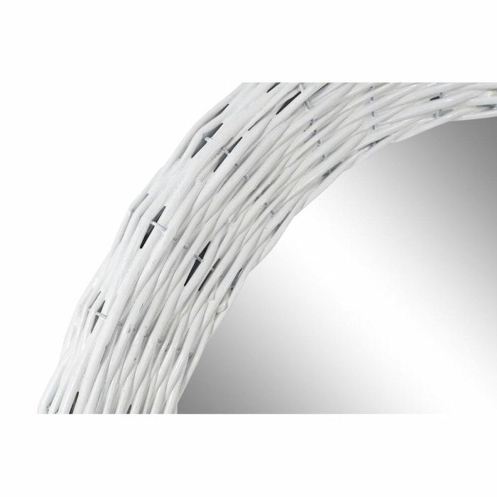 Espejo de pared DKD Home Decor Blanco Cottage Trenzado Ø 60 cm 63 x 4 x 63 cm 1 Espejo de pared DKD Home Decor Blanco Cottage Trenzado Ø 60 cm 63 x 4 x 63 cm 1