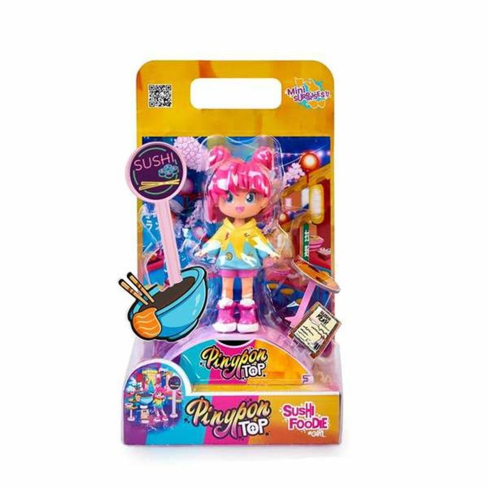 Figura pinypon top foodie. articulada de brazos y piernas con doble cara. - modelos surtidos 1