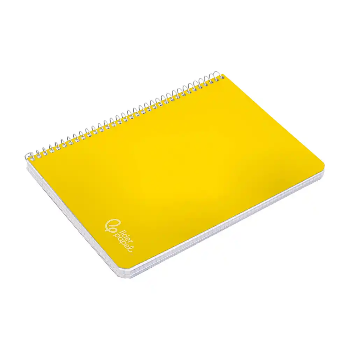 Liderpapel Cuaderno espiral Witty A5 tapa dura 80 hojas 90gr cuadro 4mm con margen color amarillo 5 Liderpapel Cuaderno espiral Witty A5 tapa dura 80 hojas 90gr cuadro 4mm con margen color amarillo 5