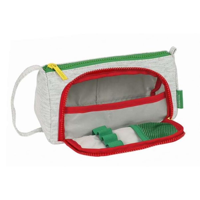 Estuche Escolar Benetton Pop Gris 20 x 11 x 8.5 cm 3 Estuche Escolar Benetton Pop Gris 20 x 11 x 8.5 cm 3