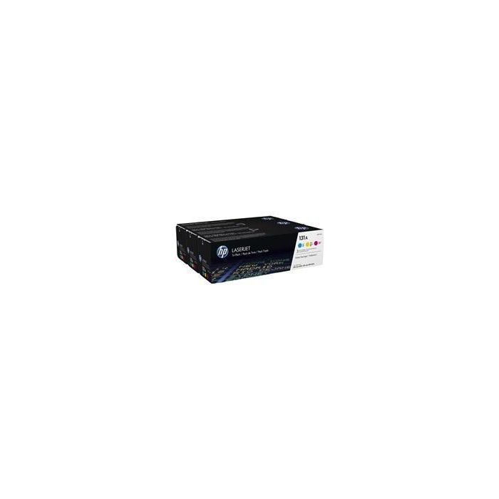 HP Nº131A Pack 3 Toner Cian, Magenta, Amarillo para Laserjet Pro 200 M251N-NW