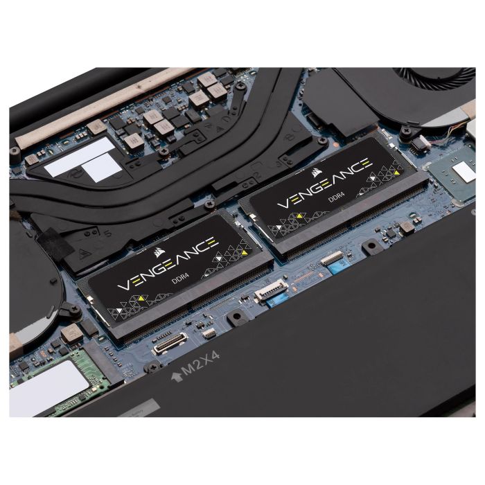 Corsair CMSX16GX4M2A2666C18 Memoria RAM DDR4 SO-DIMM 16 GB (2x 8 GB) 2666 MHz para Portátil Negra Vengeance 5