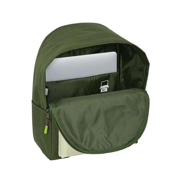 Mochila para Portátil Munich Bright Khaki Verde 31 x 40 x 16 cm 1
