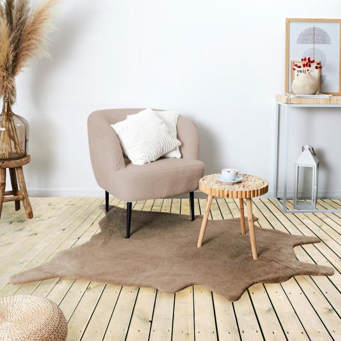 Alfombra Taupé Home Deco Factory 120x158 cm  1