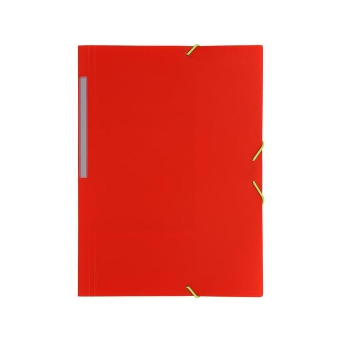 Grafoplás Carpeta Con Gomas Colorgraf Folio 3 Solapas Pp Rojo Translúcido Grafoplás Carpeta Con Gomas Colorgraf Folio 3 Solapas Pp Rojo Translúcido