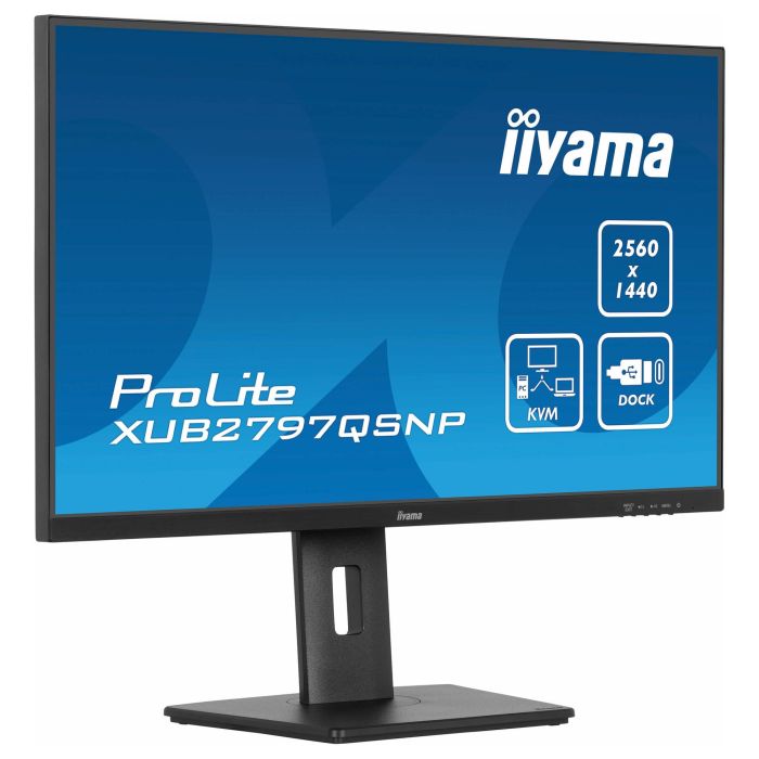 Iiyama XUB2797QSNP-B1 Monitor 27" QHD 1440P IPS 100Hz 1ms Altavoces DP USB-C Power Delivery 65W