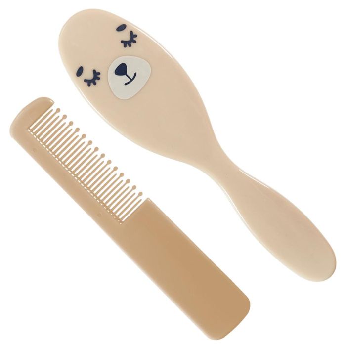 Tom et Zoe Juego Peine y Cepillo Bebé, Puericultura, Azul, Amarillo, Gris 4