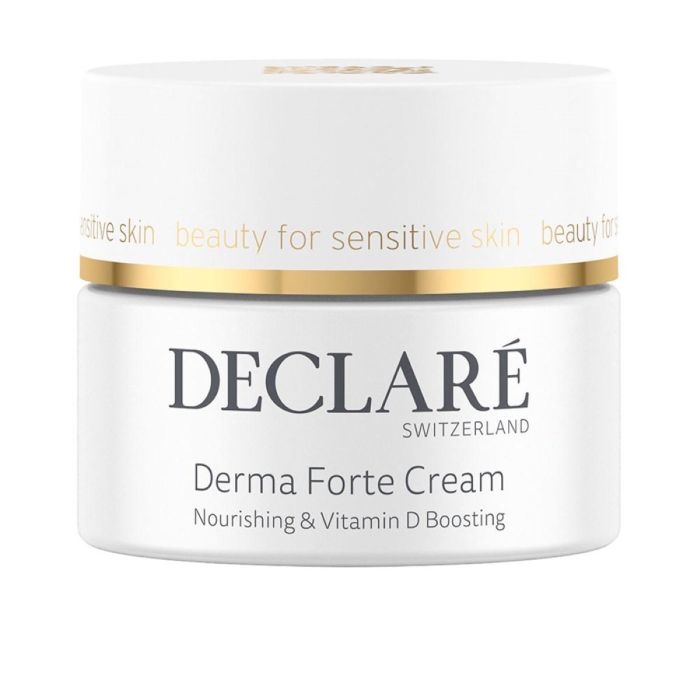 Declaré DERMA FORTE cream Tratamiento Facial Hidratante Antiarrugas Antiedad Piel Sensible con Vitamina D y Ácido Hialurónico 50 ml