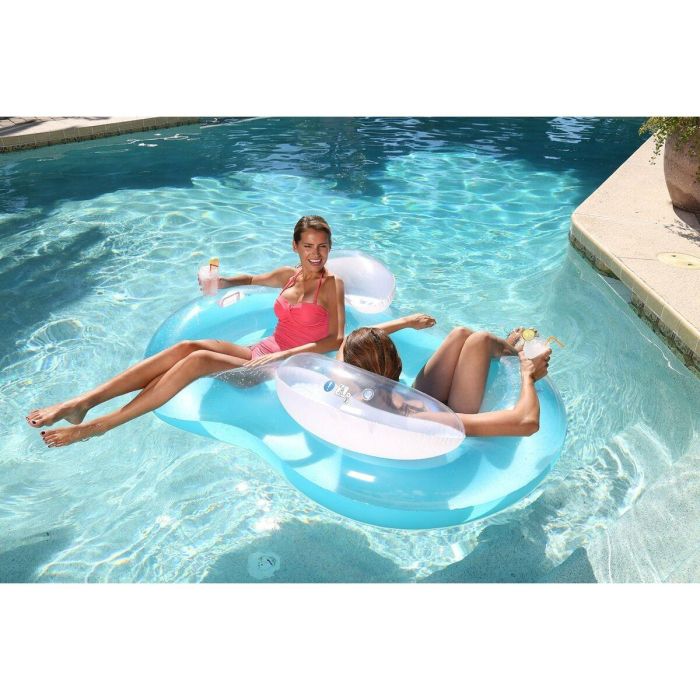 Bestway Rueda Doble Hinchable con Almohada 188x117 cm Playa y Piscina 43009 2 Bestway Rueda Doble Hinchable con Almohada 188x117 cm Playa y Piscina 43009 2