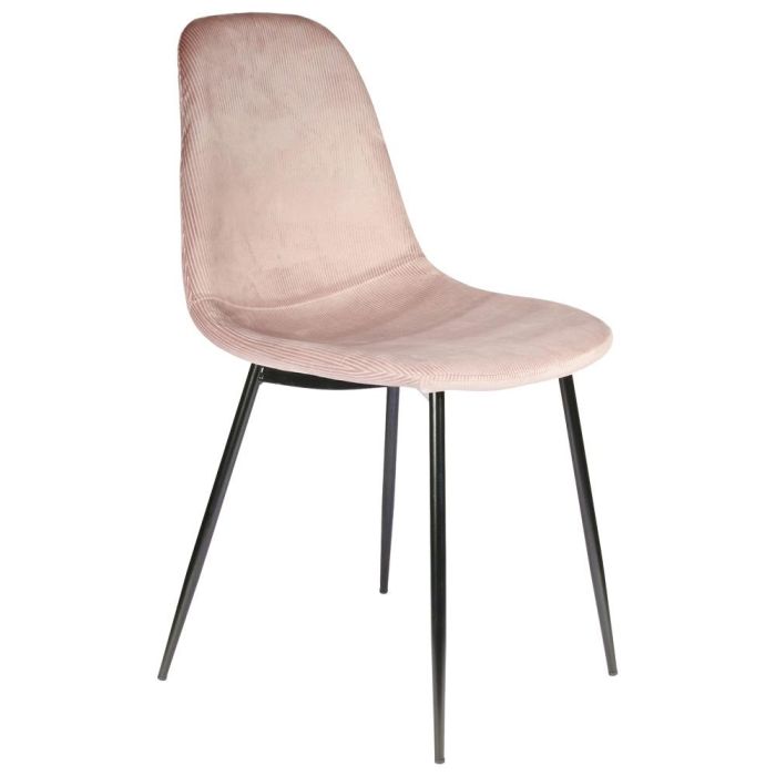 Home Deco Factory Silla Giulia Terciopelo Rosa - Colección Lounge 0 Home Deco Factory Silla Giulia Terciopelo Rosa - Colección Lounge 0